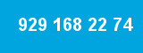 929 168 22 74